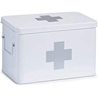 Zeller 18119 Botiquín- Metal- Blanco- 32x19.5x20 cm